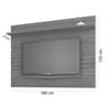 Painel Suspenso Flutuante Home Tv até 72 Polegadas Prateleira Superior Vivare New 1.80:branco - 3