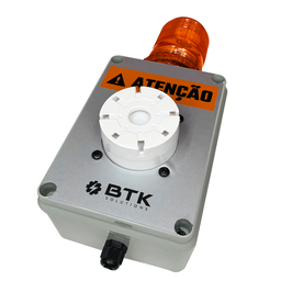 Sinalizador Atenção Audiovisual para Máquinas Ponte Rolantes e Carrinho 110v/220v Btk-srz3900 - 3