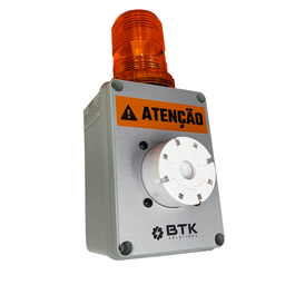 Sinalizador Atenção Audiovisual para Máquinas Ponte Rolantes e Carrinho 110v/220v Btk-srz3900 - 2