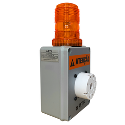 Sinalizador Atenção Audiovisual para Máquinas Ponte Rolantes e Carrinho 110v/220v Btk-srz3900 - 6