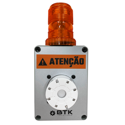 Sinalizador Atenção Audiovisual para Máquinas Ponte Rolantes e Carrinho 110v/220v Btk-srz3900 - 1