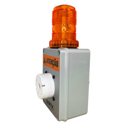 Sinalizador Atenção Audiovisual para Máquinas Ponte Rolantes e Carrinho 110v/220v Btk-srz3900 - 4