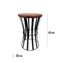 Ver imagem 4 de Jogo Bistrô Barmodelo Carretel Mesa Ferro e Madeira Demolição Decoração Móveis Cozinha Bistro