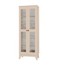 Ver imagem 3 de Cristaleira Maya Tuboarte 100% em Mdf com 2 Portas e Kit Pés