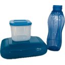 Ver imagem 1 de Tupperware Kit 3 Peças Garrafinha 310ml Estojo Box e Potinho 200ml Kit 3 Peças Garrafinha 310ml Esto