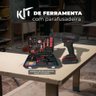 Parafusadeira Furadeira 21v 2 Baterias com Ferramentas - 2
