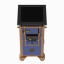 Ver imagem 3 de Fogao a Lenha N 00 Imperador Premium Azul