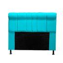 Ver imagem 1 de Cabeceira Madri 160 cm Suede Azul Turquesa