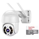 Ver imagem 4 de 4 Cameras sem Fio Nvr Dvr Wifi App Celular Microfone Alto Falante Segurança Infravermelho Rua Casa L