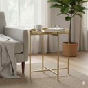 Ver imagem 2 de Mesa Lateral em Metal 21192 Mart