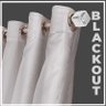 cortina blackout corta luz Madrid 6,00 x 2,60 c/voal branco - 4