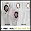 Ver imagem 6 de cortina blackout corta luz Madrid 6,00 x 2,60 c/voal branco