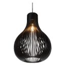 Ver imagem 1 de Luminária Teto tipo Pendente MADRI MDF Completa -:Preta