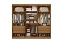Ver imagem 2 de Guarda Roupa Casal 6 Portas 6 Gavetas da Vinci Cinamomo 100% Mdf - D' Doro Móveis