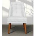 Ver imagem 2 de Cadeira de Jantar Paris Suede Branco Suede Branco
