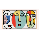 Ver imagem 2 de Quadro Decorativo N°2 115x70cm - Panorâmico - Doodle - Madeira Clara - Rollflex