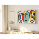 Ver imagem 1 de Quadro Decorativo N°2 115x70cm - Panorâmico - Doodle - Madeira Clara - Rollflex
