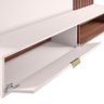 Home Suspenso Tocantins 1.8 para TV até 65” Off White/Nogueira Real - PR Móveis - 4