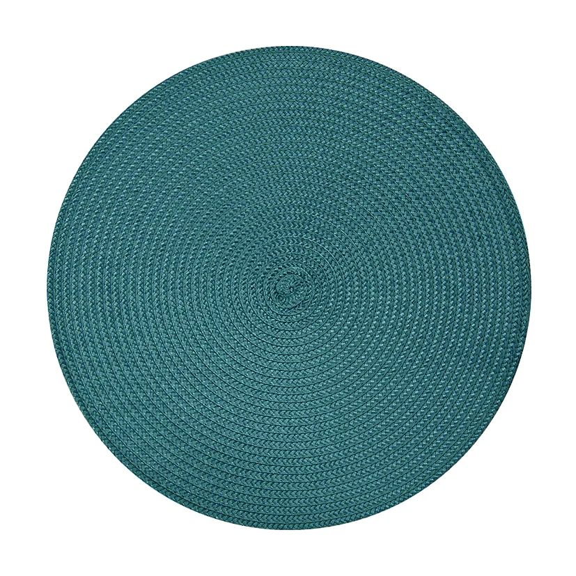 6 Jogo Americano Redondo Mesa Posta Sousplat Luxo Pvc Maz3 - 8