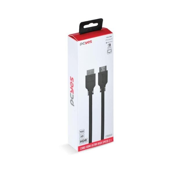 Cabo HDMI ULTRA 2.1 28AWG Puro Cobre 10K 2 Metros - PHM21-2 - 6