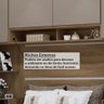 Quarto de Casal com Guarda Roupas e Mesas de Cabeceira 495cm Veneza Luciane Móveis - 6