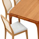 Ver imagem 4 de Mesa de Jantar Campeche com 10 Cadeiras Arizona Cinza Claro 240cm