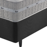 Cama Box Solteiro King Preto + Colchão Molas Ensacadas Alabama 96x203x61cm - 2