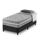 Ver imagem 1 de Cama Box Solteiro King Preto + Colchão Molas Ensacadas Zidi Alabama 96x203x61cm