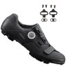 Sapatilha Mtb Ciclismo Shimano xc501 Preta + Tacos Shimano Sh51 - Preto - 39 Br / 41 Eur - 1