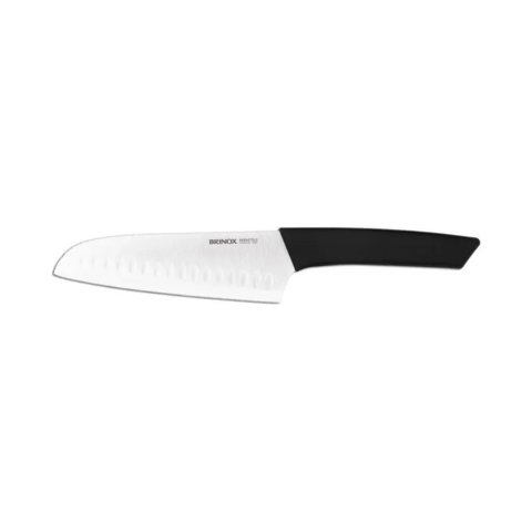 Faca Santoku 7 Versatile Preto Brinox Marca Exemplo