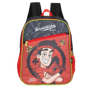 Mochila Enaldinho - Preto com Vermelho - Is42221up - Luxcel