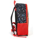 Ver imagem 3 de Mochila Enaldinho - Preto com Vermelho - Is42221up - Luxcel