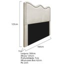 Ver imagem 3 de Cabeceira Queen Bari P02 160 cm para cama Box Linho - Doce Sonho Móveis CABECEIRA QUEEN CABECEIRA ES