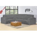 Ver imagem 1 de Capa de Sofá de Canto em Tecido Malha Gel 21 elásticos - Cinza