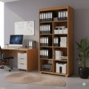 Ver imagem 2 de Armário Multiuso com Prateleiras Internas Multifuncional para Casa Toda:nature/off White