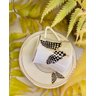 JOGO DE 6 XICARAS PARA CAFE LUXO PAPILLON EM NEW BONE CHINA 80ML - 2