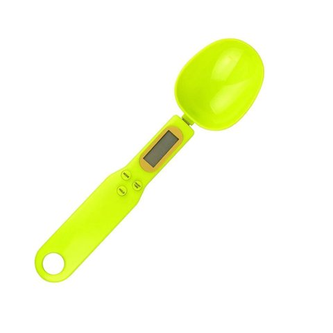 Colher De Medição De Balança De Cozinha Portátil 500g/0,1g 123 Útil UD704 Verde
