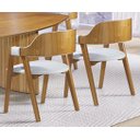 Ver imagem 2 de Cadeiras para Mesa de Jantar Madeira Maciça - Florença - Art Salas