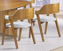 Ver imagem 2 de Cadeiras para Mesa de Jantar Madeira Maciça - Florença - Art Salas