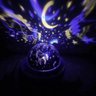 Luminária Galaxia Lâmpada Ceu Estrelas Criança Projetor Decoraçao Iluminaçao Rotativa - 4