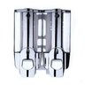 Dispenser Duplo Shampoo Sabonete Liquido Alcool Banheiro Hotel Casa Shopping - 7