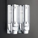 Ver imagem 2 de Dispenser Duplo Shampoo Sabonete Liquido Alcool Banheiro Hotel Casa Shopping