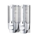 Ver imagem 1 de Dispenser Duplo Shampoo Sabonete Liquido Alcool Banheiro Hotel Casa Shopping
