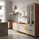 Ver imagem 2 de Cozinha Completa Eloise 5 Peças 270cm 100% Mdf Vidro Reflecta