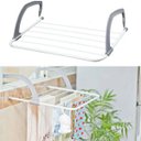 Ver imagem 2 de Mini Varal Portátil Secador de Roupas Janelas Varanda Porta Box Banheiro Lavanderia