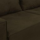 Ver imagem 2 de Sofá 2 Lugares Onix 1,80m para Sala Confortavel Sued Herrero Cor:marrom Escuro
