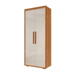 Guarda Roupas Mdf Armario Multiuso Duas Portas Dublin Fenix:nature/off White - 1