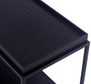 Ver imagem 2 de Sofá Table Lói Tampo Preto e Croco Preto com Base Preta 150cm - 67839