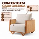 Ver imagem 6 de Poltrona Prime Decorativa com Mola Bonnel Espuma D28 Bege