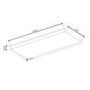 Ver imagem 2 de Tampo para Balcão de Cozinha Modulável Aurora MDF 120cm Macadâmia